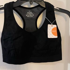 Black Sports Bra for Women